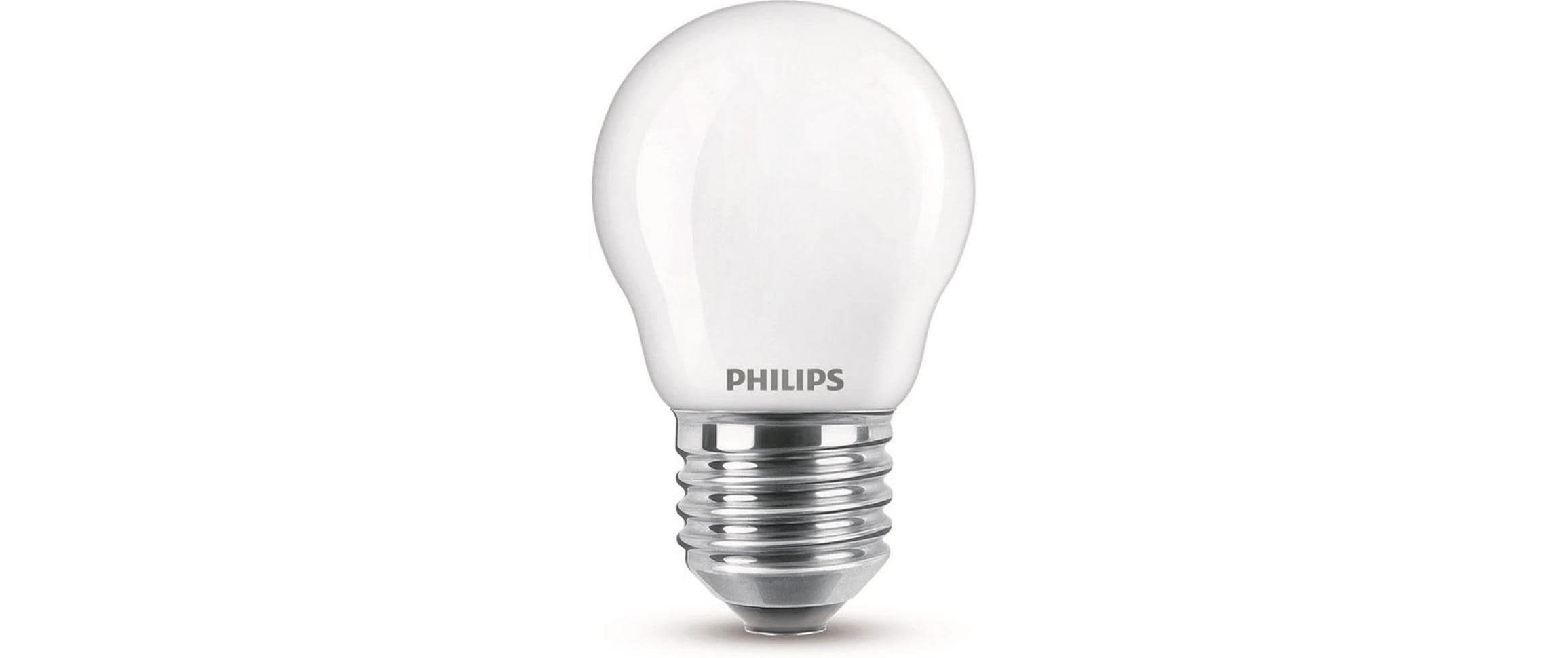 1086956 - Mediatech Philips LED Lampe 6.5W (60W) E27, P45, 806lm, 2700K, matt kaufen Schweiz | Mediatech.ch