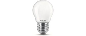 1086965 - Mediatech Philips LED Lampe 4.3W (40W) E27, P45, 1055lm, 2700K, matt kaufen Schweiz | Mediatech.ch