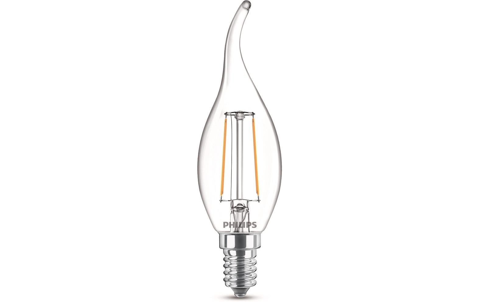 1086970 - Mediatech Philips LED Lampe 2W (25W) E14, BA35, 250lm, 2700K, klar kaufen Schweiz | Mediatech.ch