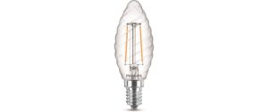 Philips LED Lampe 2W (25W) E14, ST35, 250lm, 2700K, klar