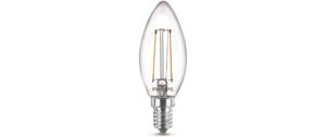 Philips LED Lampe 2W (25W) E14, B35, 250lm, 2700K, klar, 2er kaufen Schweiz | Mediatech.ch