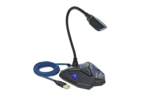 Delock USB Gaming Microphon, Tischständer 1.5m USB-Kabel, schwarz kaufen Schweiz | Mediatech.ch