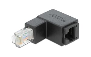 1087458 - Mediatech Delock RJ-45 Winkeladapter, Cat.6, UTP 90° nach unten gewinkelt kaufen Schweiz | Mediatech.ch
