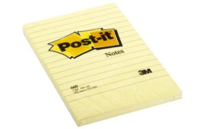 3M Post-it  Grossformate gelb,1 Block à 100 Blatt ,152x102mm