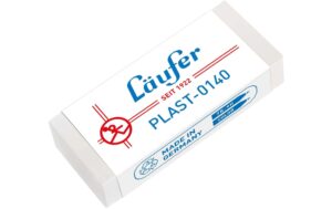 Läufer Radiergummi Plast 0140 Kunststoff Kunststoff, 46x20x9 mm, 1 Stück