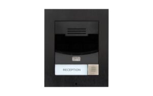 2N IP Solo 1 Ruf, AP, Schwarz Türsprechstelle, ohne Kamera, IP54