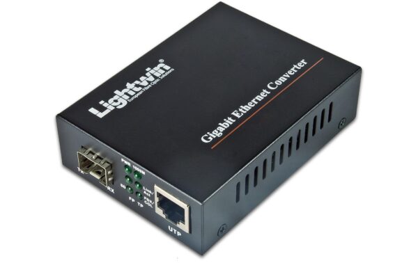 Lightwin Medienkonverter: RJ-45 - SFP 10/100/1000 Mbps, Multimode & Singlemode