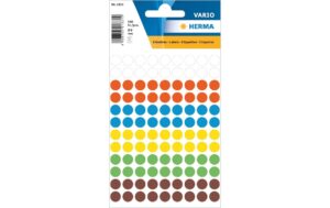 Herma VARIO FARBPUNKTE SORTIMENT Ø8 Durchmesser 8 cm, 540 Etiketten