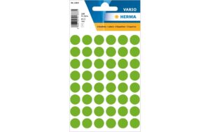 Herma VARIO FARBPUNKTE LEUCHTGRÜN Ø 13 Durchmesser 13 cm, 240 Etiketten
