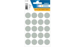 Herma VARIO FARBPUNKTE GRAU Ø19 Durchmesser 19 cm, 100 Etiketten
