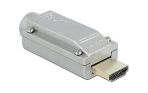Delock HDMI Terminalblock, Metalgehäuse HDMI-A Stecker zu Terminblock Adapter