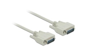 Delock Serielles Kabel DB15, grau, 3m Stecker/Stecker kaufen | Mediatech.ch