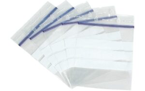 Topgrip Druckverschlussbeutel 115 x 155 mm 100 Stück, Beschriftungsstreifen