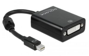 Monitoradapter Mini-Displayport zu DVI bis Full-HD, Farbe:schwarz