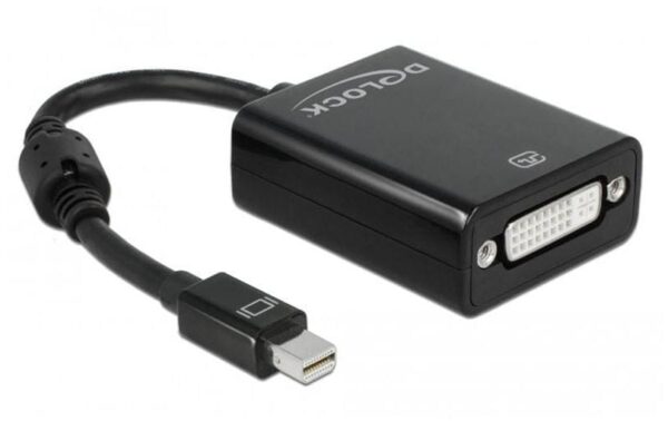 Delock Monitoradapter Mini-Displayport zu DVI bis Full-HD, Farbe:schwarz kaufen | Mediatech.ch