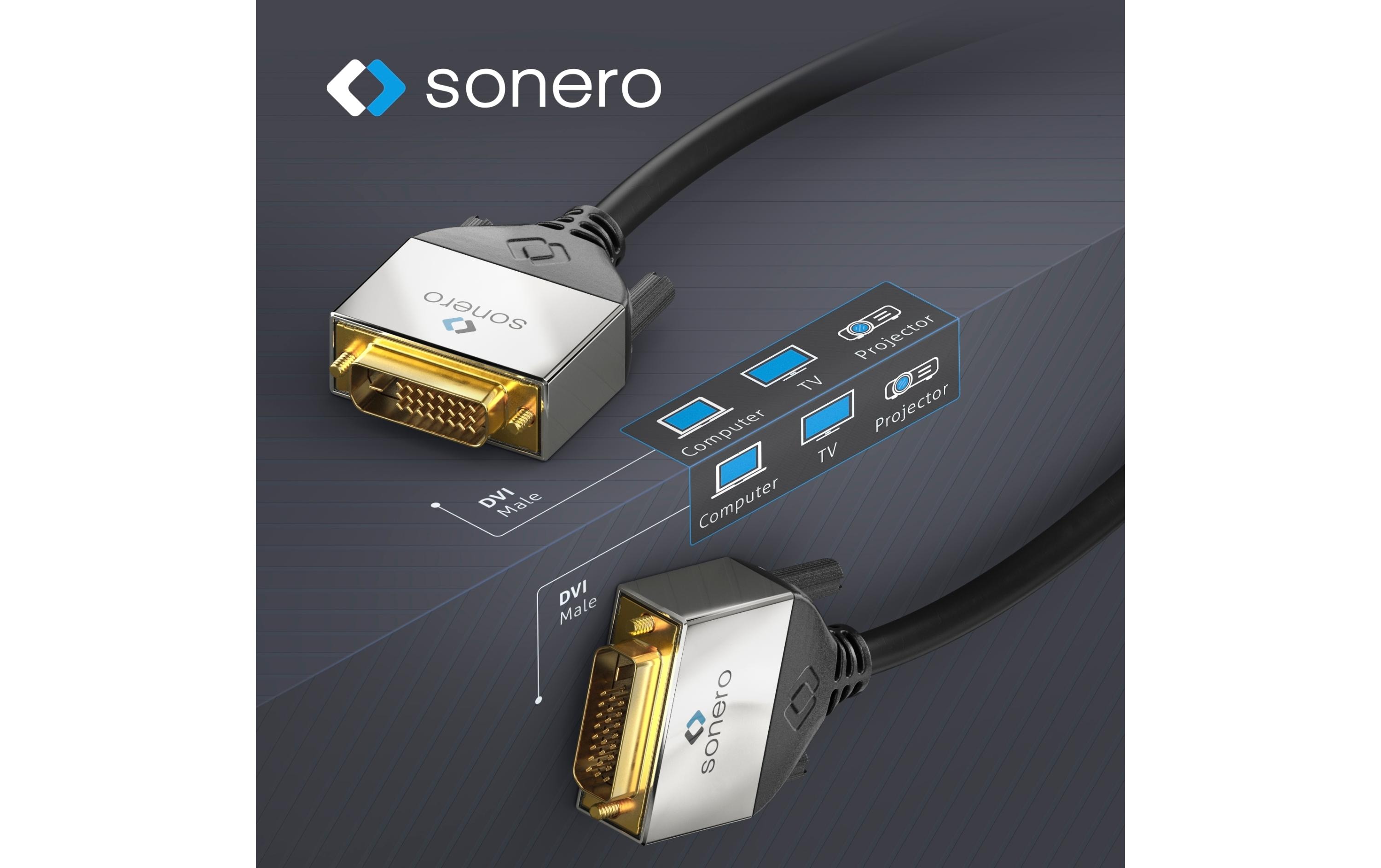 1094231_2 - Mediatech Sonero Dual Link DVI-D Kabel 1.50 m, Stecker <-> Stecker, WQXGA