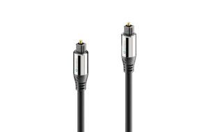 Sonero Optisches Toslink Audio Kabel 1.00m, Stecker <-> Stecker, 6mm Durchmesser