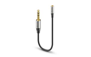 Sonero 6.3mm auf 3.5mm Audio Adapter 0.25m, 6.3mm Stecker <-> 3.5mm Buchse