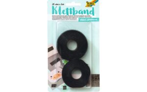 Folia Klettband selbstklebend, 20mmx2m 1 Band, schwarz kaufen Schweiz | Mediatech.ch