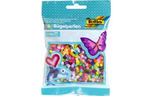 Folia Bügelperlen, 2.000 Stück in 22 Farben sortiert