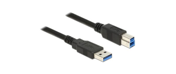 Delock USB3.0 Kabel, 50cm, A-B, Schwarz für USB3.0 Geräte, bis 5Gbps kaufen Schweiz | Mediatech.ch
