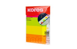 Kores Pagemarker Papier 1 Packung à 200 Stück (50 Stk. Pro Farbe)