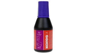 Kores Stempelfarbe Violett 28 ml, Dokumentenecht