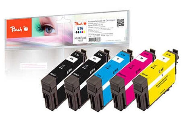 Peach Tinte Epson No 16 MultiPack Plus 2x6,2 3x3,8ml 2xbk, c, m, y