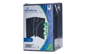 DVD Ersatzhüllen, für 6 DVD-Medien, 5 Stück schwarz