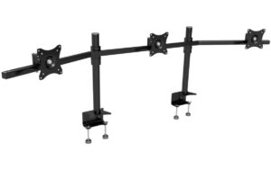 Edbak 3er Monitor Tischhalterung SV11 Tischklemme, bis 100x100, 19-27, bis 30kg