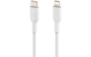 Belkin BoostCharge USB-C-Lightning 1m weiss