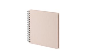 Rössler Fotoalbum Spiralbindung altrosa 23  x 23 cm, 60 weisse Seiten