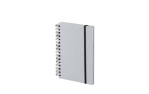 Rössler Notizblock Soho Stone grau A5 80 Blätter, mit Spiralbindung