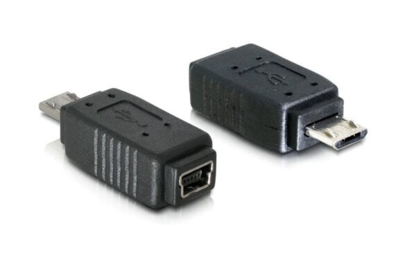 110044 - Mediatech Delock USB Adapter Mini-B zu Micro-B Mini-B/Buchse zu Micro-B Stecker kaufen | Mediatech.ch