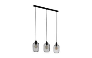 EGLO WRINGTON Hängeleuchte schwarz exkl. 3x E27 60W