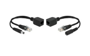 Delock Passiv PoE Injector/Splitter Set benötigt Netzteil 9-57Volt mit 5,5mm/2,1mm