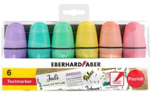 Eberhard F. Mini Highlighter pastell 6 Stück