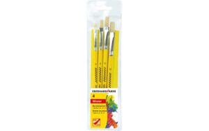 Eberhard F. Borstenpinsel Set 4 Stück