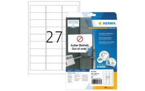 Herma Etiketten Movables 4347 63.5 x 29.6mm 675 Etiketten, 25 Blatt, ablösbar