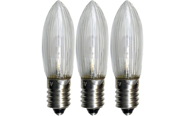 1103129 - Mediatech Ersatzlampen 3 Pack Universal LED E10, 5Lm, 2100K, 0.2W, 10-55VAC