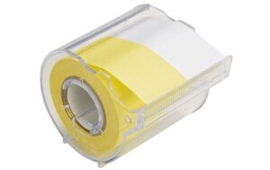 NT Cutter Yamato selbstklebende Haftnotiz 1 Rolle, white and yellow, 25mm
