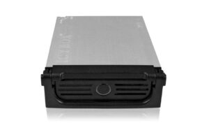 ICY BOX Einschub 3.5 Car, IB-138SK-B Aluminium, schwarz, SATA