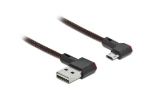 Delock USB2 Kabel A-MicroB gewinkelt, 2m Mini-B Stecker 90/270° gewinkelt kaufen Schweiz | Mediatech.ch