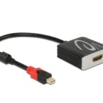 Delock Mini-DisplayPort 1.4, 4K/60Hz, HDR Mini-DisplayPort 1.4 zu HDMI, aktiv