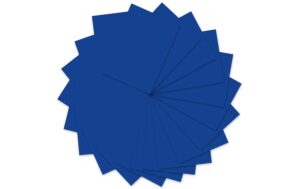 Ursus Tonzeichenpapier A4 130 g/m2, 100 Blatt, königsblau