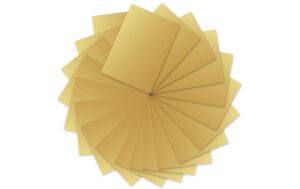 Ursus Tonzeichenpapier A4 130 g/m2, 100 Blatt, gold