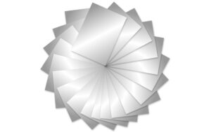 Ursus Tonzeichenpapier A4 130 g/m2, 100 Blatt, silber