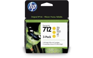 1107819 - Mediatech HP Inc. HP Tinte Nr. 712 3-Pack - Yellow (3ED79A) DesignJet T200, T600, 3x29ml kaufen | Mediatech.ch