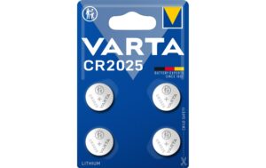 VARTA Knopfzelle CR2025, 3V, 4er Blister vergl. Typ 6025,