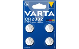 1108234 - Mediatech VARTA Knopfzelle CR2032, 3.0V, 4Stk 4 Stück, Blister Verpackung